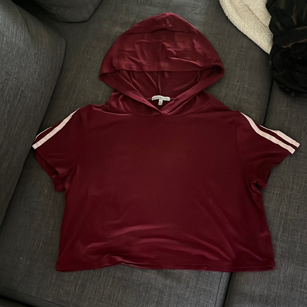 Charlotte Russe hoodie crop top